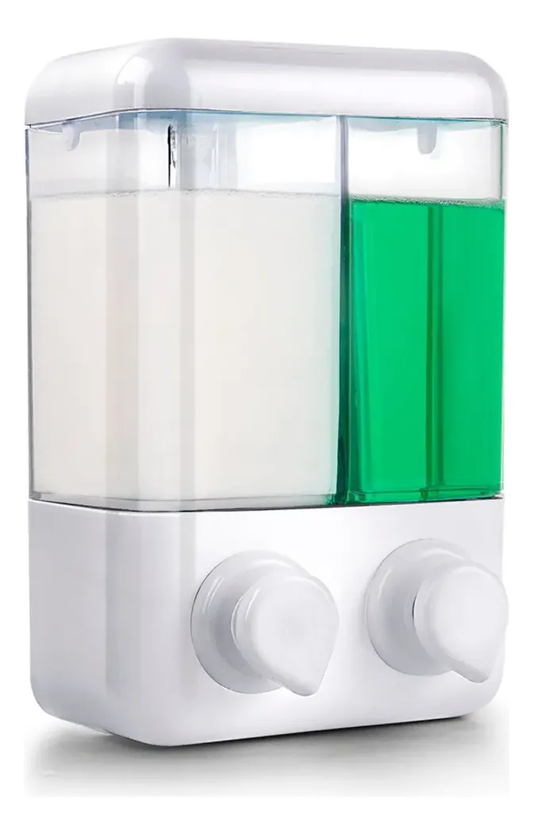 Dispensador Doble De Jabón De Pared