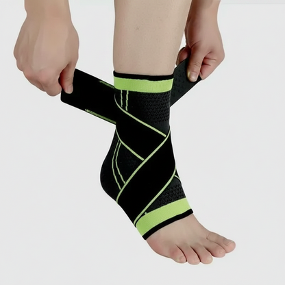 Tobillera deportiva de compresión ajustable