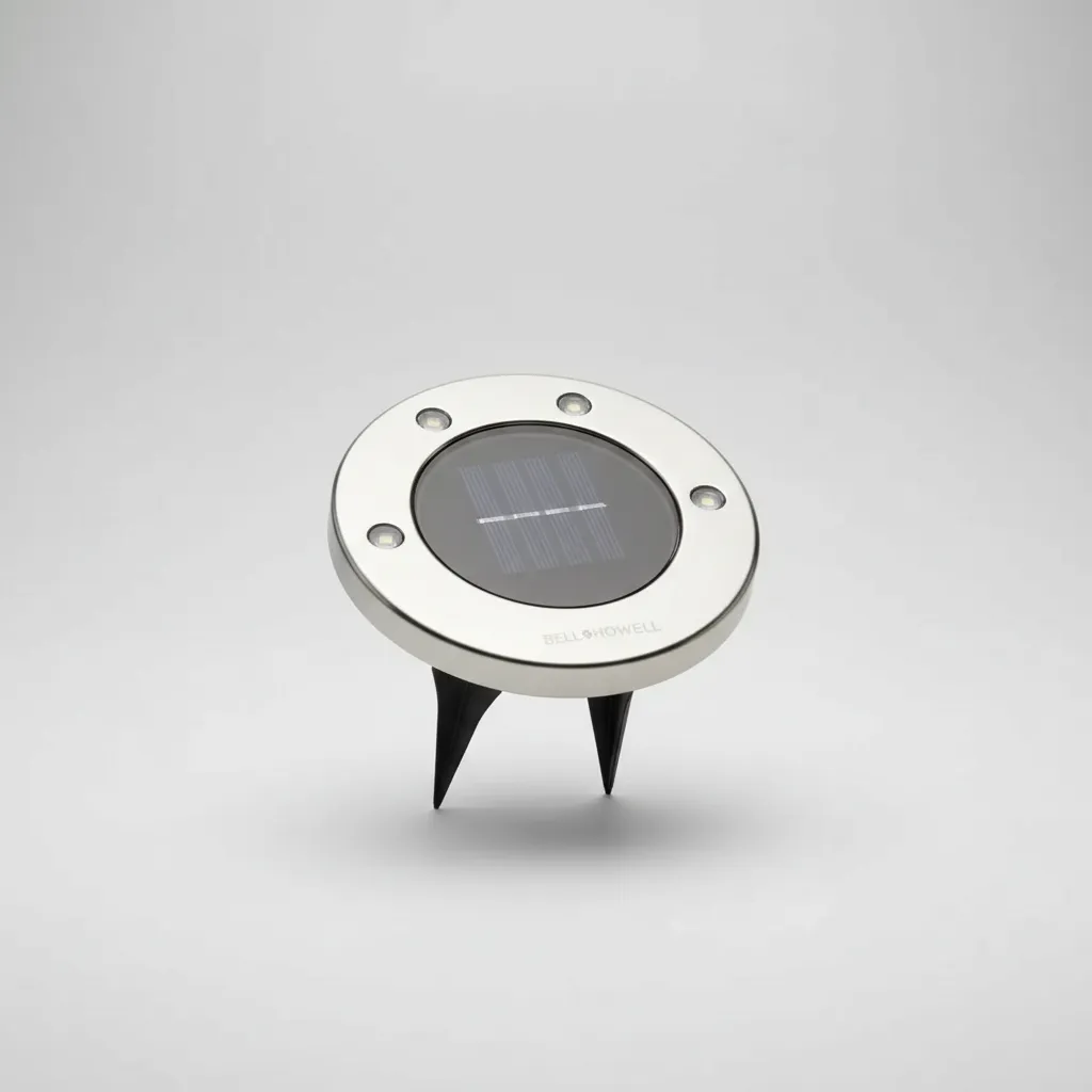 Set de 4 Lámparas Solares LED para Jardín y Caminos