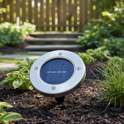 Set de 4 Lámparas Solares LED para Jardín y Caminos