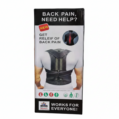 Corrector de Postura Ajustable y Soporte Lumbar Unisex - Alivio Dolor Espalda