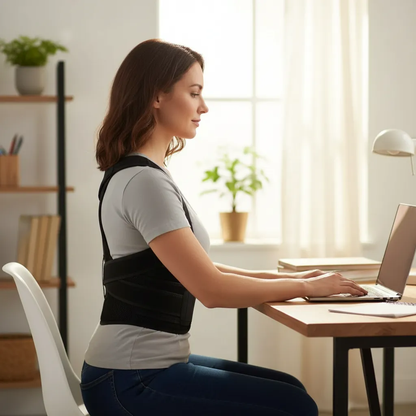 Corrector de Postura Ajustable y Soporte Lumbar Unisex - Alivio Dolor Espalda