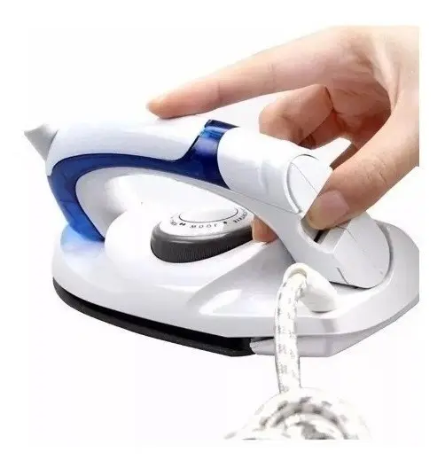 Mini Plancha Vapor Viaje Tushop Soarin 700w Plegable Antiadh Blanco