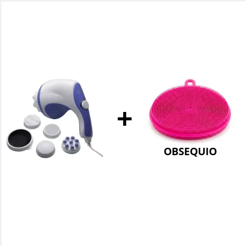 Masajeador Corporal Relax Tone + esponjilla de silicona (obsequio)