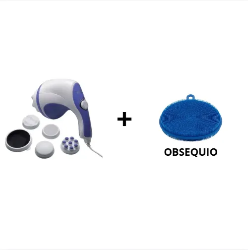 Masajeador Corporal Relax Tone + esponjilla de silicona (obsequio)