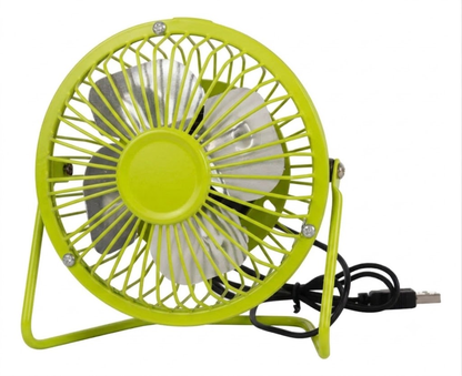 Mini Ventilador Portátil USB para Oficina Personal Negro