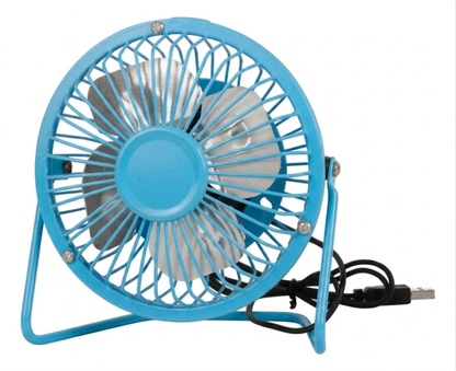 Mini Ventilador Portátil USB para Oficina Personal Negro